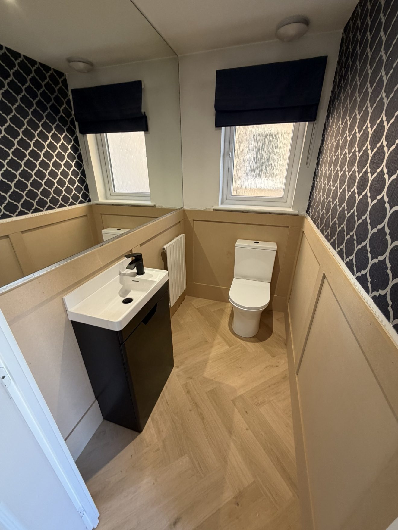 Completed family bathroom refit in an Edinburgh home